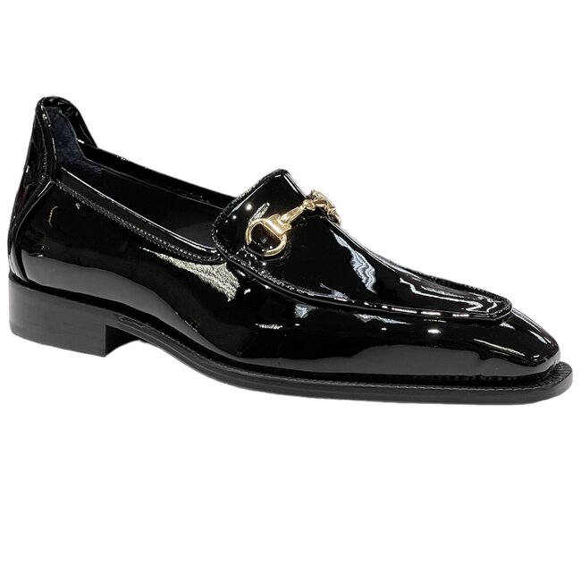 Duca Fano Men's Shoes Patent Leather Black (D1138)