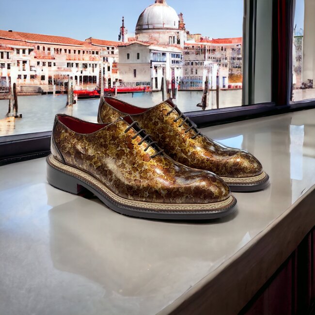 Emilio Franco Valirmo  Men's Shoes Brown  Calf-Skin Leather Oxfords