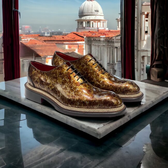 Emilio Franco Valirmo  Men's Shoes Brown  Calf-Skin Leather Oxfords