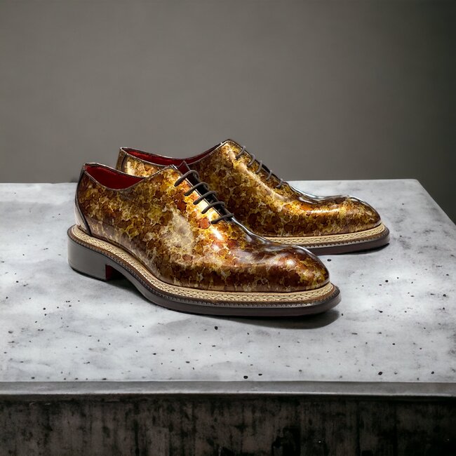 Emilio Franco Valirmo  Men's Shoes Brown  Calf-Skin Leather Oxfords