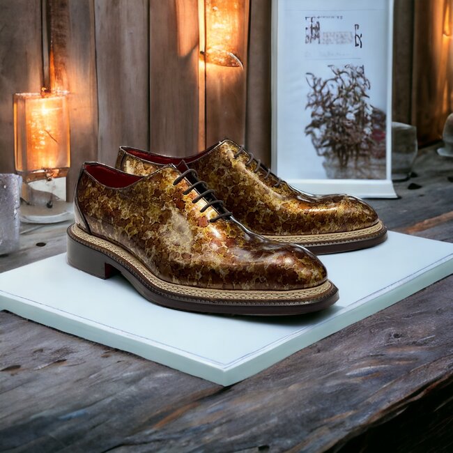 Emilio Franco Valirmo  Men's Shoes Brown  Calf-Skin Leather Oxfords