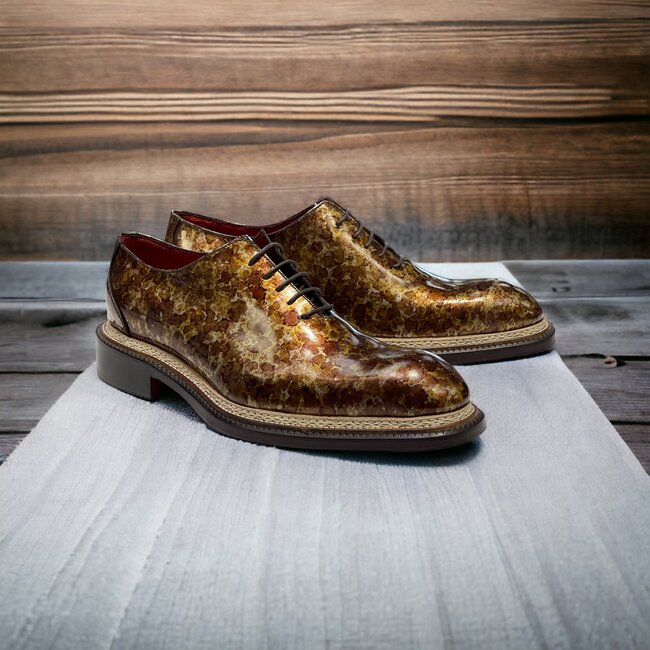 Emilio Franco Valirmo  Men's Shoes Brown  Calf-Skin Leather Oxfords