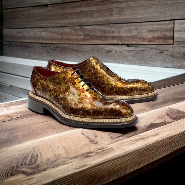 Emilio Franco Valirmo  Men's Shoes Brown  Calf-Skin Leather Oxfords