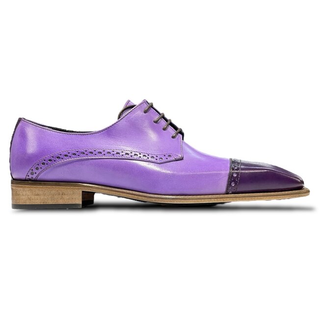 Duca  "Roma” Genuine Calfskin Lace-up  Cap Toe