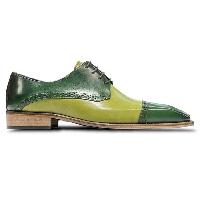 Duca  "Roma” Genuine Calfskin Lace-up  Cap Toe