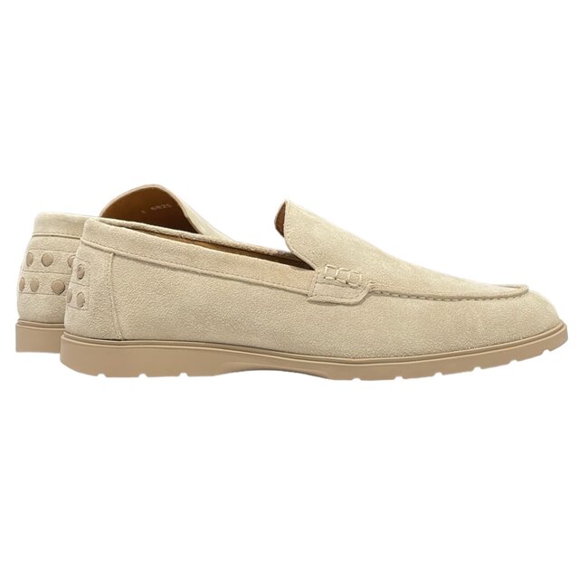 Tan/Camel  Sigotto Suede Leather Loafers