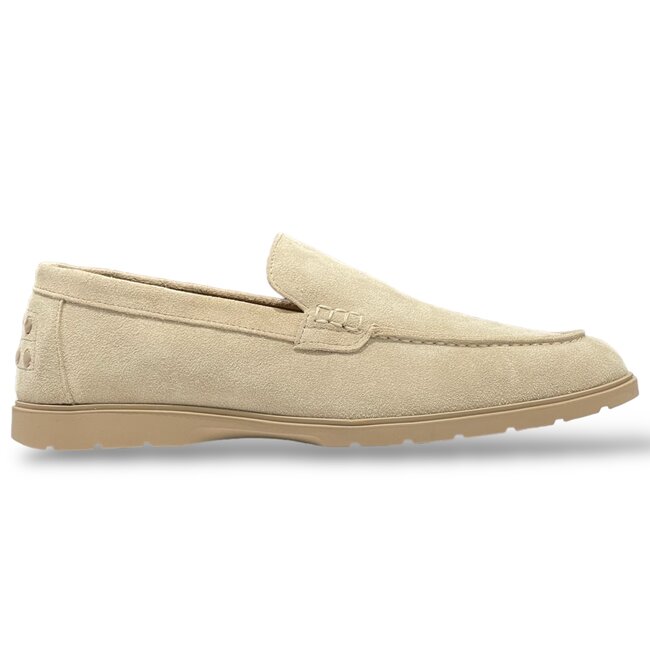 Tan/Camel  Sigotto Suede Leather Loafers