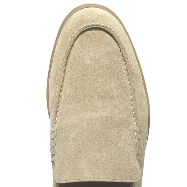 Tan/Camel  Sigotto Suede Leather Loafers