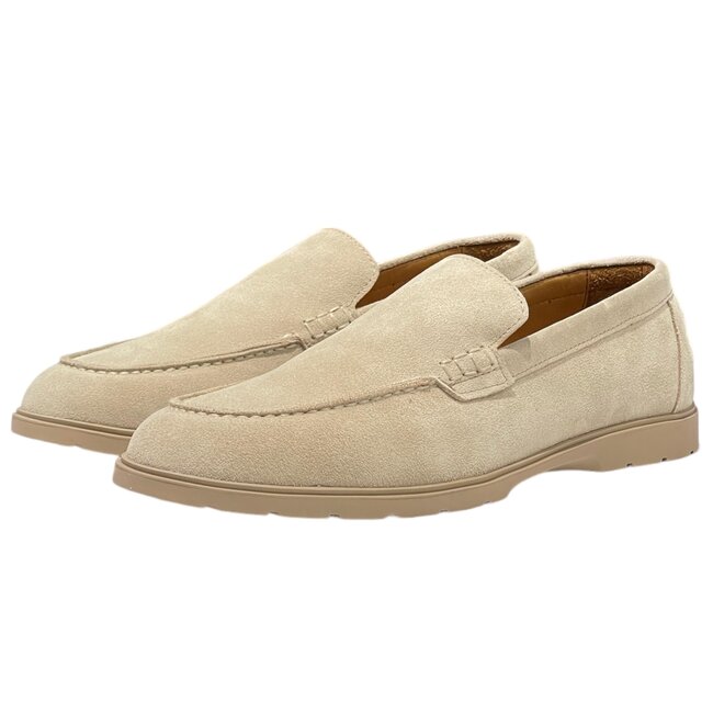 Tan/Camel  Sigotto Suede Leather Loafers