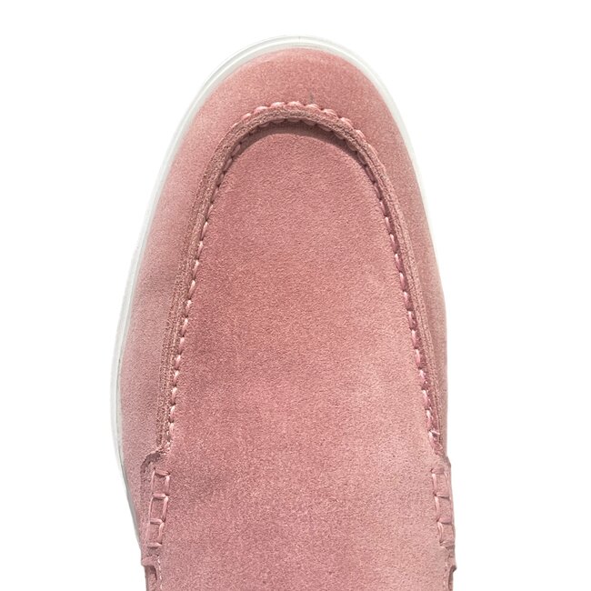 Sigotto Uomo Pink Sigotto Suede Leather Loafers
