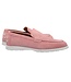 Sigotto Uomo Pink Sigotto Suede Leather Loafers