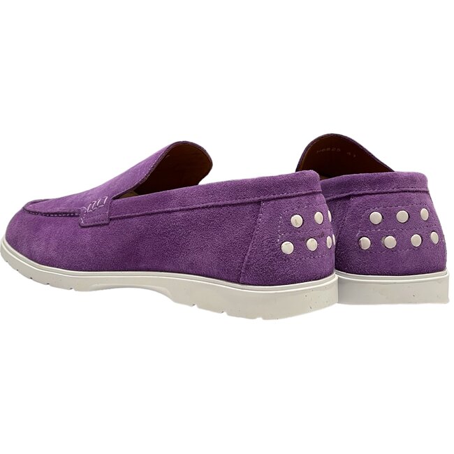 Sigotto Uomo Purple Sigotto Suede Leather Loafers