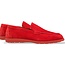 Sigotto Uomo Red Rose Sigotto Calfskin Suede Leather Loafers