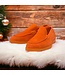 Sigotto Uomo Orange Safety Sigotto Calfskin Suede Leather Loafers