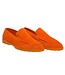 Sigotto Uomo Orange Safety Sigotto Calfskin Suede Leather Loafers