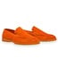 Sigotto Uomo Orange Safety Sigotto Calfskin Suede Leather Loafers