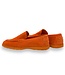 Sigotto Uomo Orange Safety Sigotto Calfskin Suede Leather Loafers