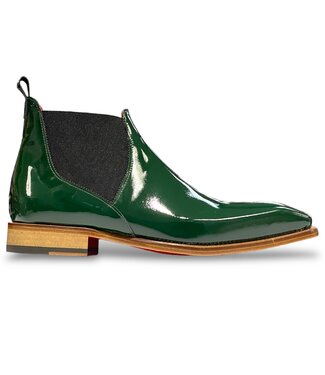 Emilio Franco Emilio Franco Leonardo Patent Leather Boot Forest Green