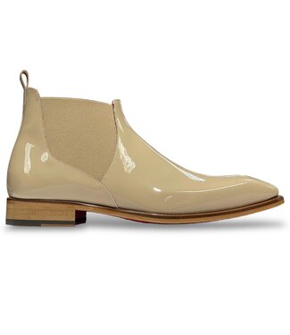 Emilio Franco Emilio Franco Leonardo Patent Leather Boot Antique Beig