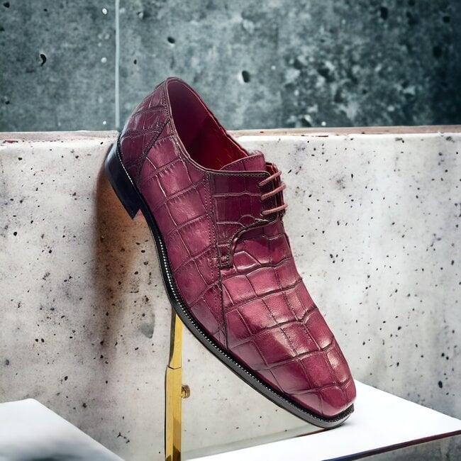 Fennix Logan Men's Shoes, Genuine Alligator Exotic Oxfords (FX1035)