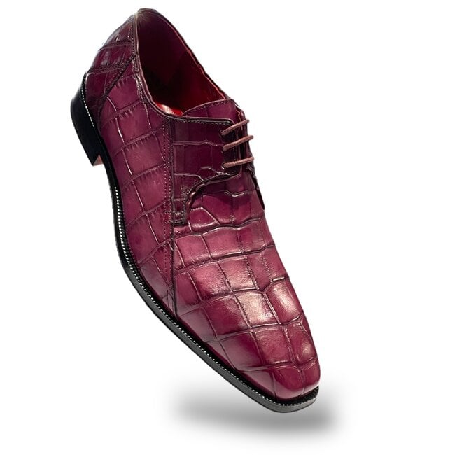 Fennix Logan Men's Shoes, Genuine Alligator Exotic Oxfords (FX1035)