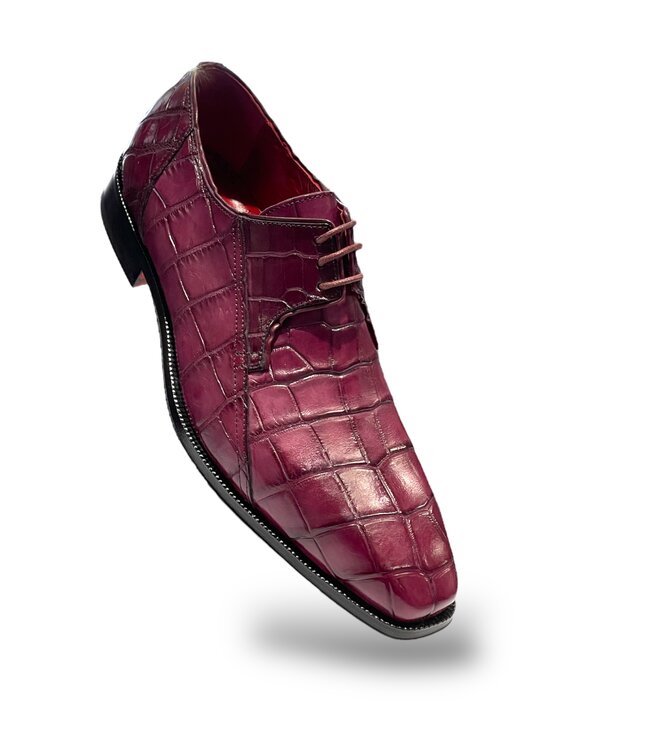 Fennix Fennix Logan Men's Shoes, Genuine Alligator Exotic Oxfords (FX1035)
