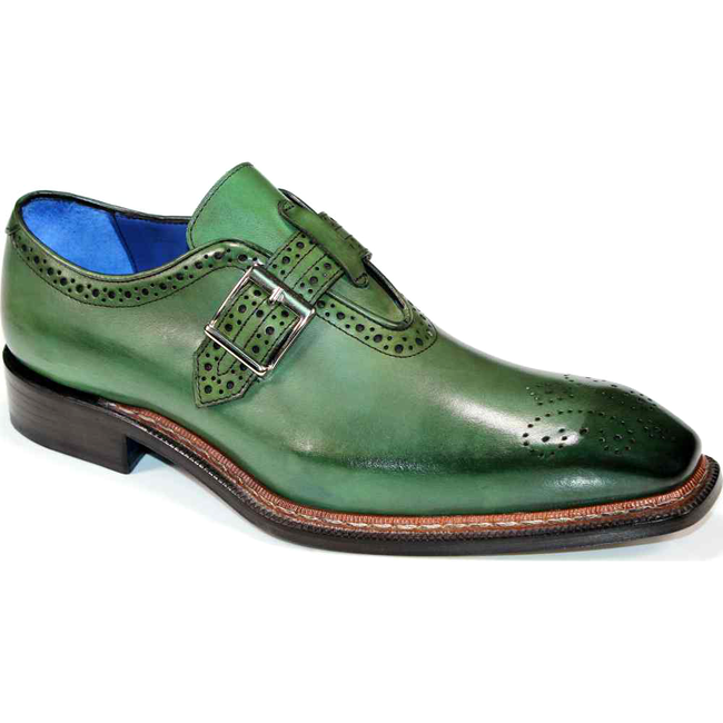 Emilio Franco 'Filippo' Genuine Leather Shoes Green