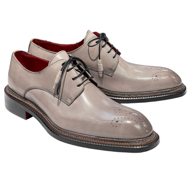 Emilio Franco Men's Shoes  Calf-Skin Leather Oxfords (EF1166)  Gray