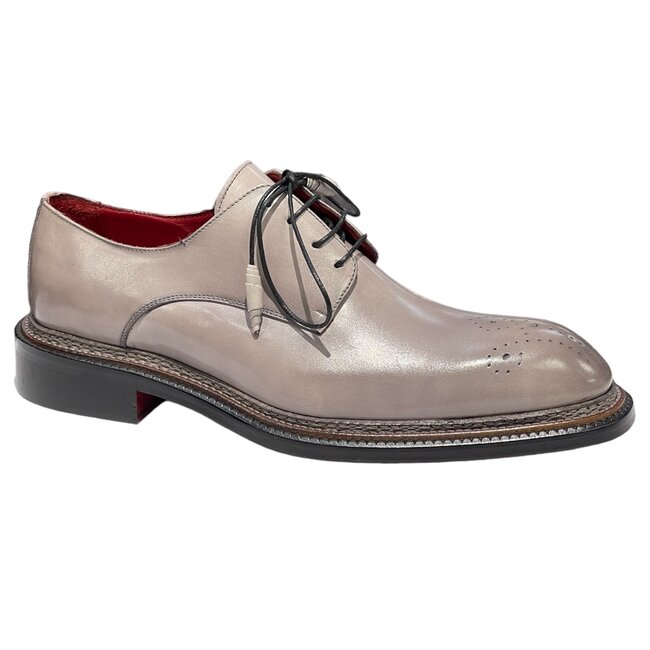 Emilio Franco Men's Shoes  Calf-Skin Leather Oxfords (EF1166)  Gray