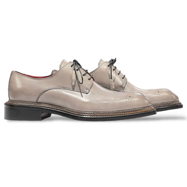 Emilio Franco Men's Shoes  Calf-Skin Leather Oxfords (EF1166)  Gray