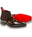 Emilio Franco Emilio Franco Leonardo Patent Leather Boot Antique Brown