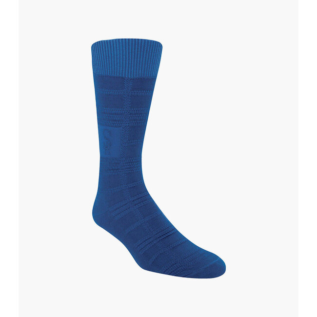 Stacy Adams Tonal Plaid Men's Crew Dress Socks