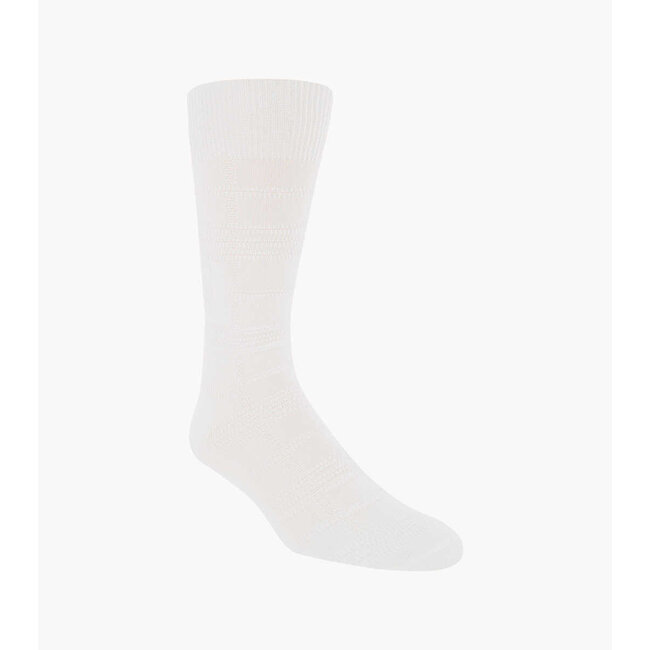 Tonal Plaid Men's Crew Dress Socks