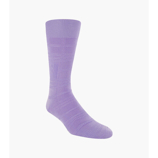 Stacy Adams Tonal Plaid Men's Crew Dress Socks