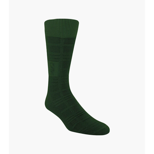 Stacy Adams Tonal Plaid Men's Crew Dress Socks