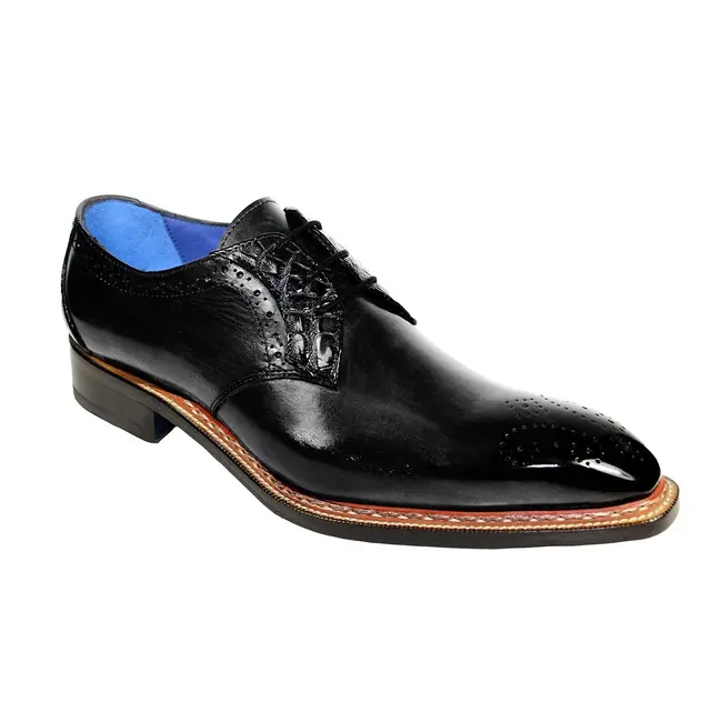 Fennix Fennix Tyler  Calf Leather/Alligator Exotic Oxfords (FX1107)