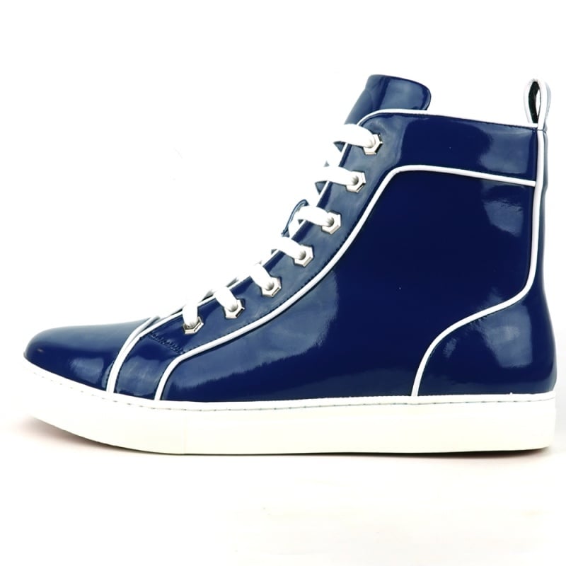 FI-2348 Red High Top Sneaker Encore by Fiesso main image 1