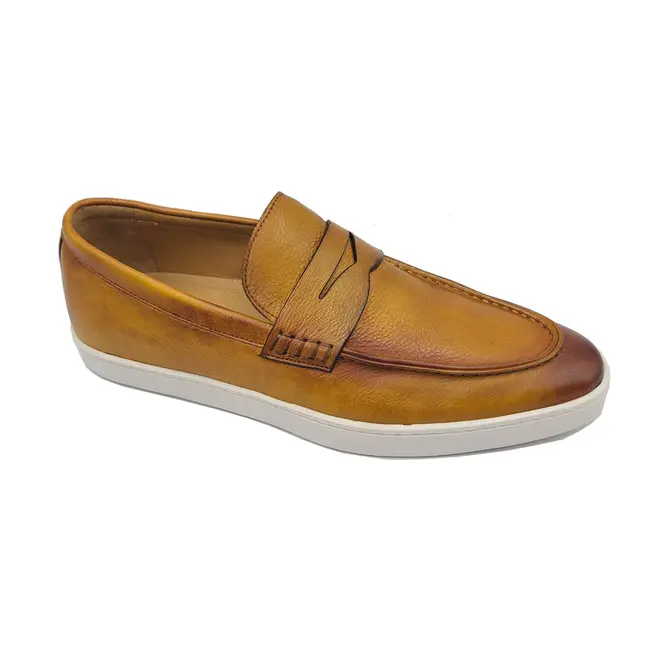 Carrucci Patina Burnished Penny Loafer Sneaker