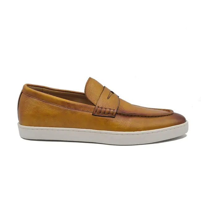 Carrucci Patina Burnished Penny Loafer Sneaker