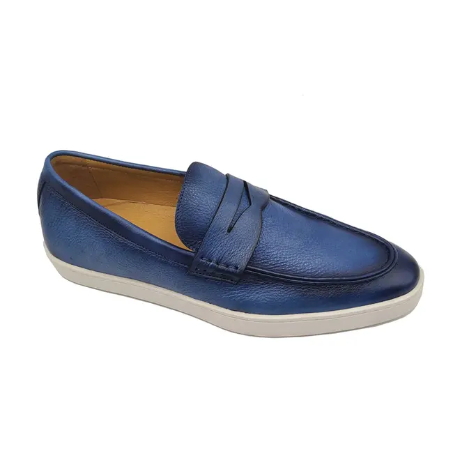 Carrucci Patina Burnished Penny Loafer Sneaker