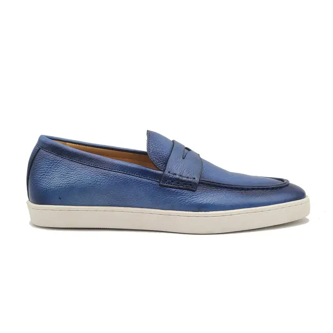 Carrucci Patina Burnished Penny Loafer Sneaker
