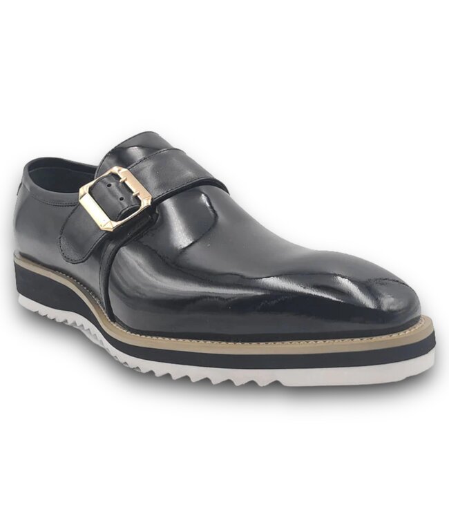 Carrucci Patent Leather slip on Monkstrap "KS515-38P"