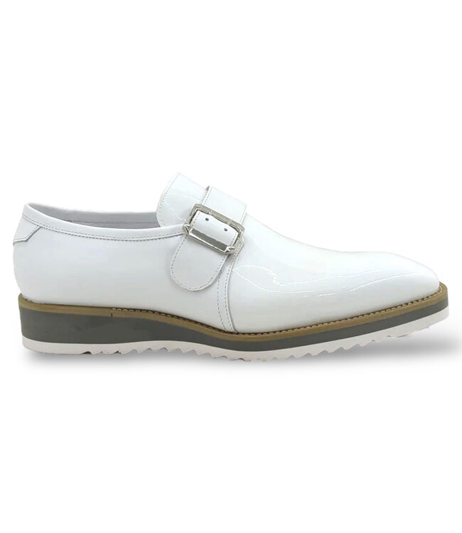 Carrucci Patent Leather slip on Monkstrap "KS515-38P"