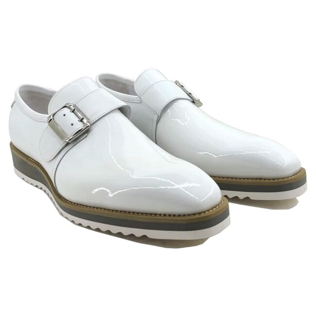 Carrucci Patent Leather slip on Monkstrap "KS515-38P"