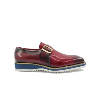 Carrucci Patent Leather slip on Monkstrap "KS515-38P"