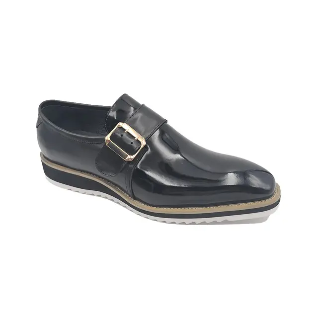 Carrucci Patent Leather slip on Monkstrap "KS515-38P"