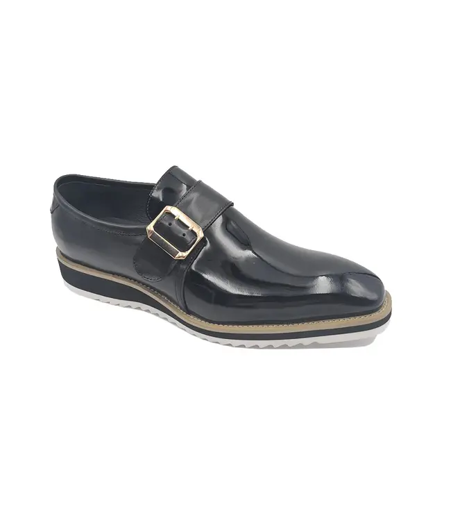 Carrucci Patent Leather slip on Monkstrap "KS515-38P"