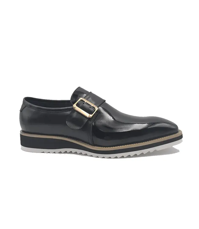Carrucci Patent Leather slip on Monkstrap "KS515-38P"