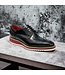 Carrucci Carrucci Lace-up Leather Derby Shoes Wing-Tip