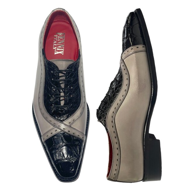 Fennix "Brandon" Genuine Alligator/ Calf Leather Shoes